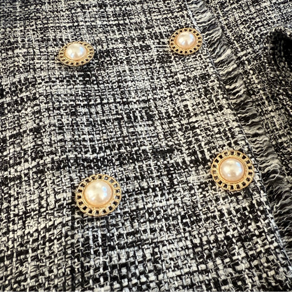 Anthropologie Maeve Double Breasted Tweed Jacket - Picture 7 of 12
